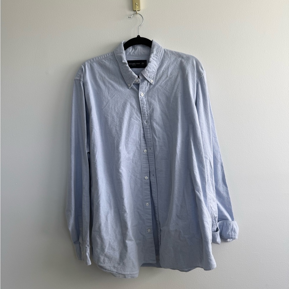 Abercrombie & Fitch Light Blue Oxford Button-Down Shirt